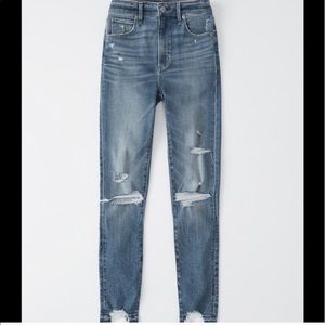 Abercrombie & Fitch distressed jeans